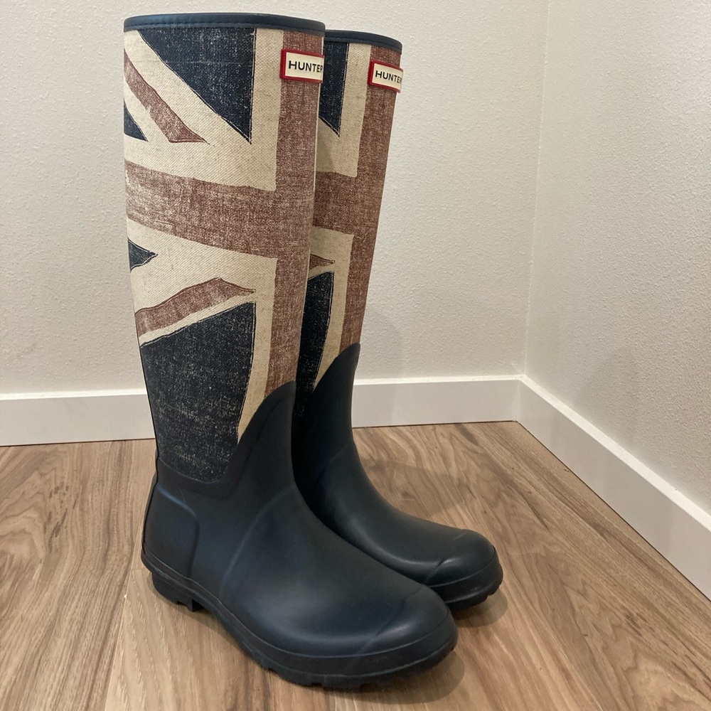 Union Jack Hunter Boots - Never Worn